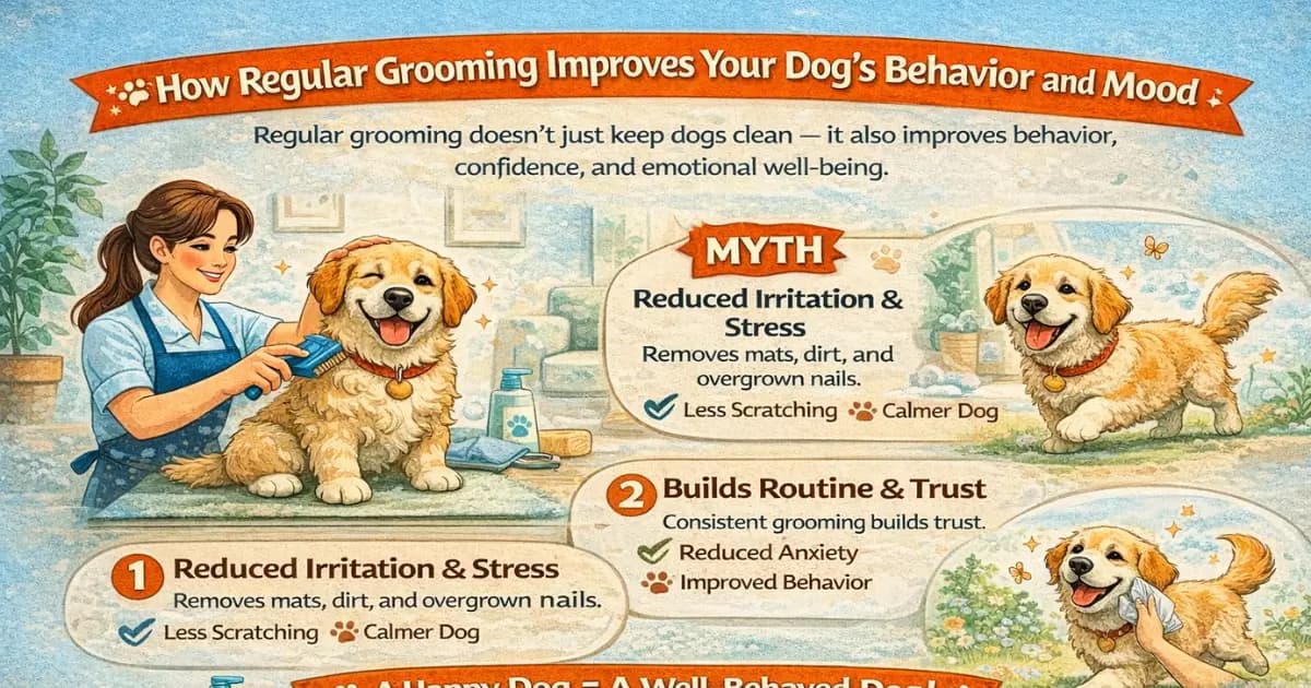 Pet care blog: How Regular Grooming Improves Your Dog’s Behavior and Mood | PawSukh