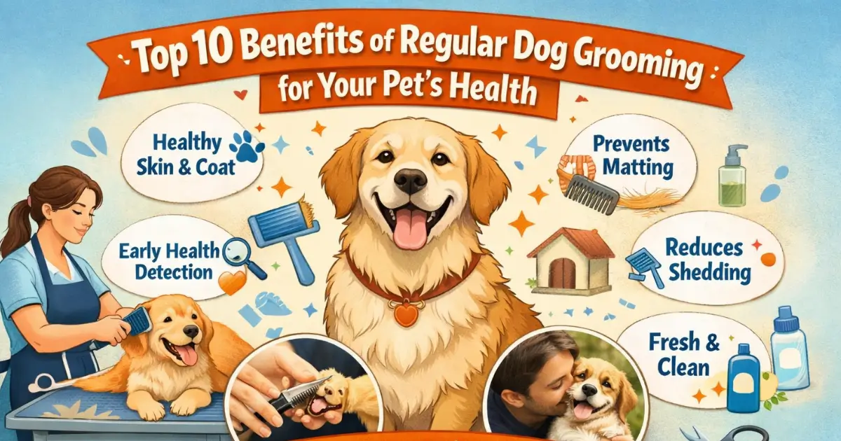 Pet care blog: Top 10 Benefits of Regular Dog Grooming for Your Pet’s Health | PawSukh
