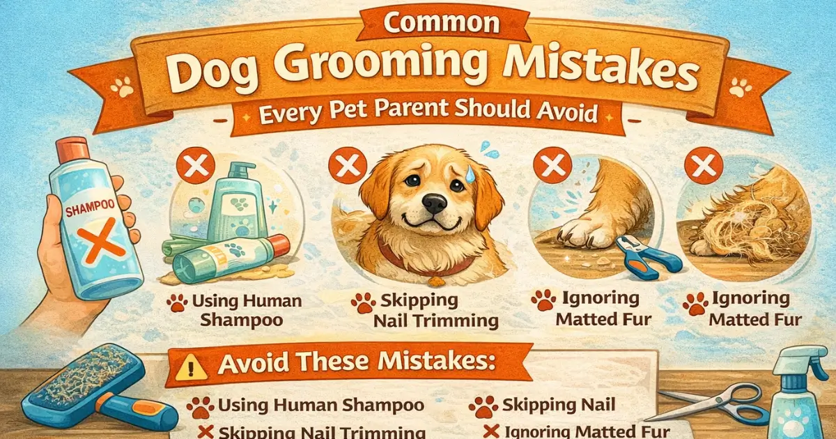 Pet care blog: Common Dog Grooming Mistakes Every Pet Parent Should Avoid | PawSukh