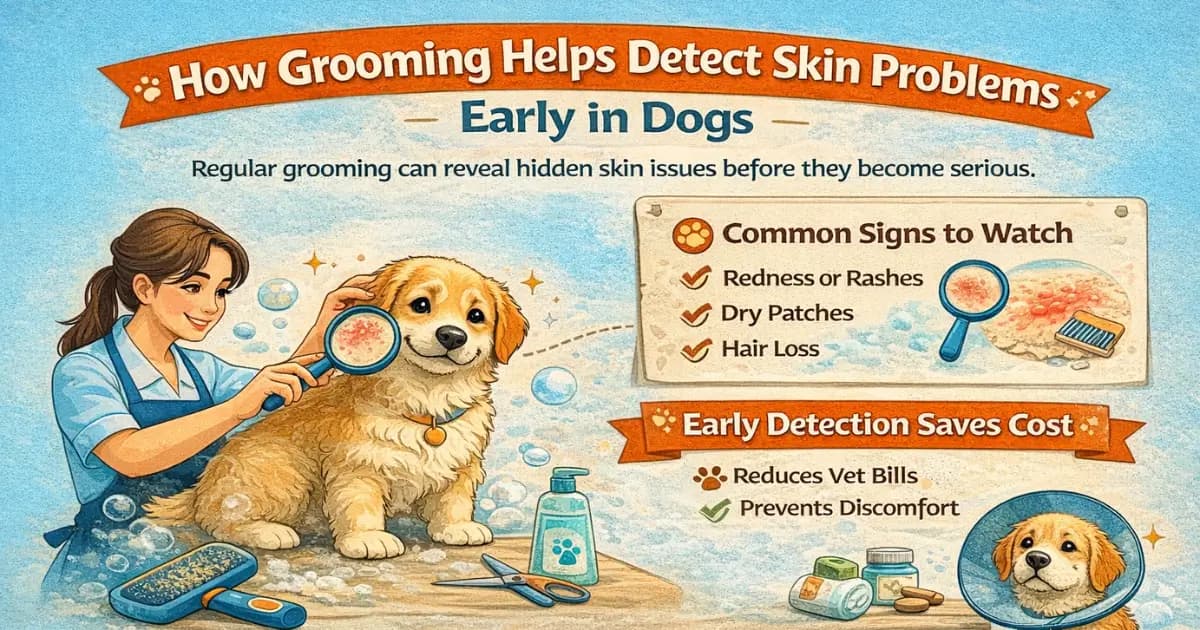 How Grooming Helps Detect Skin Problems Early in Dogs